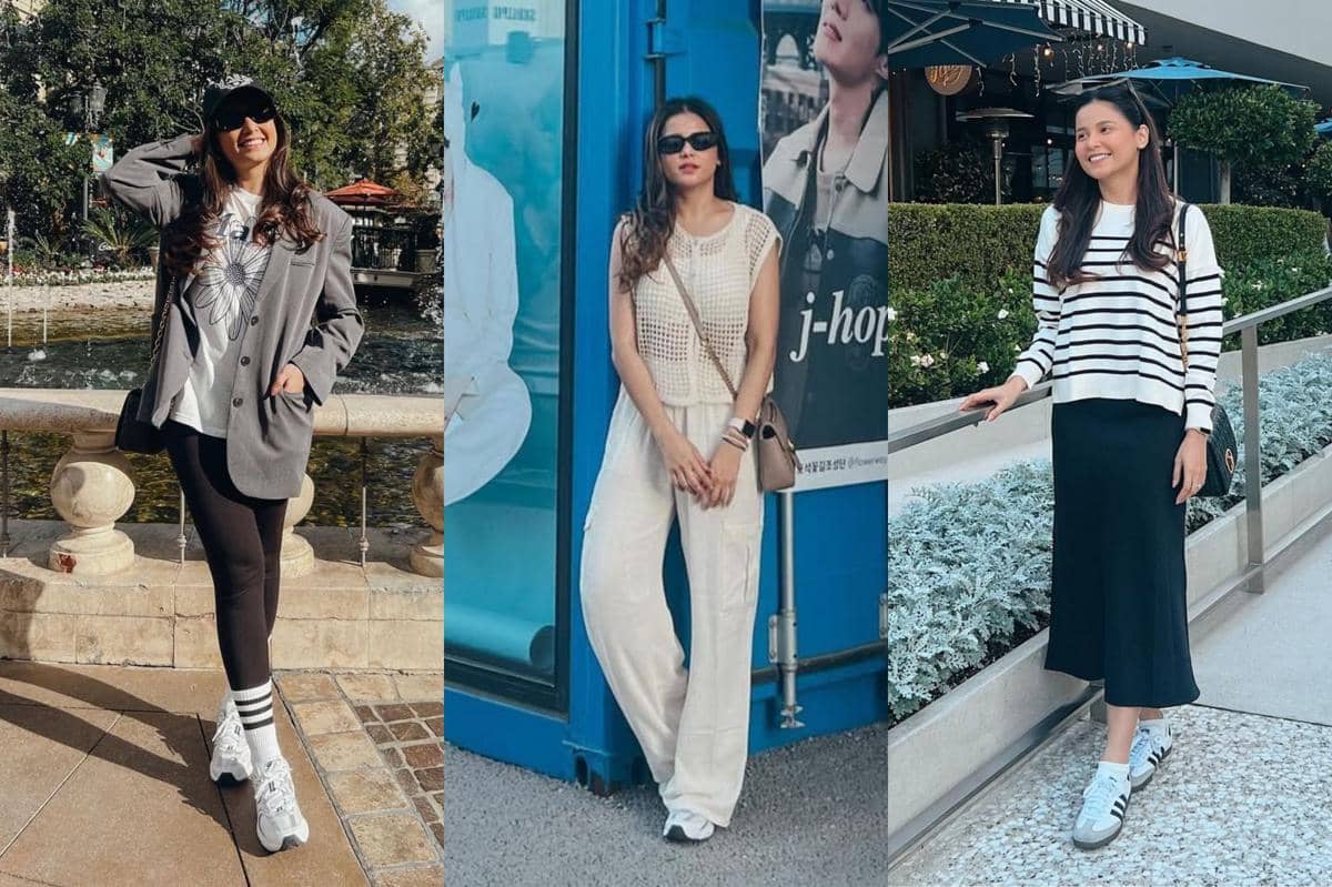 9 Ide Outfit Sneakers ala Yunita Siregar, Modis buat Vacation