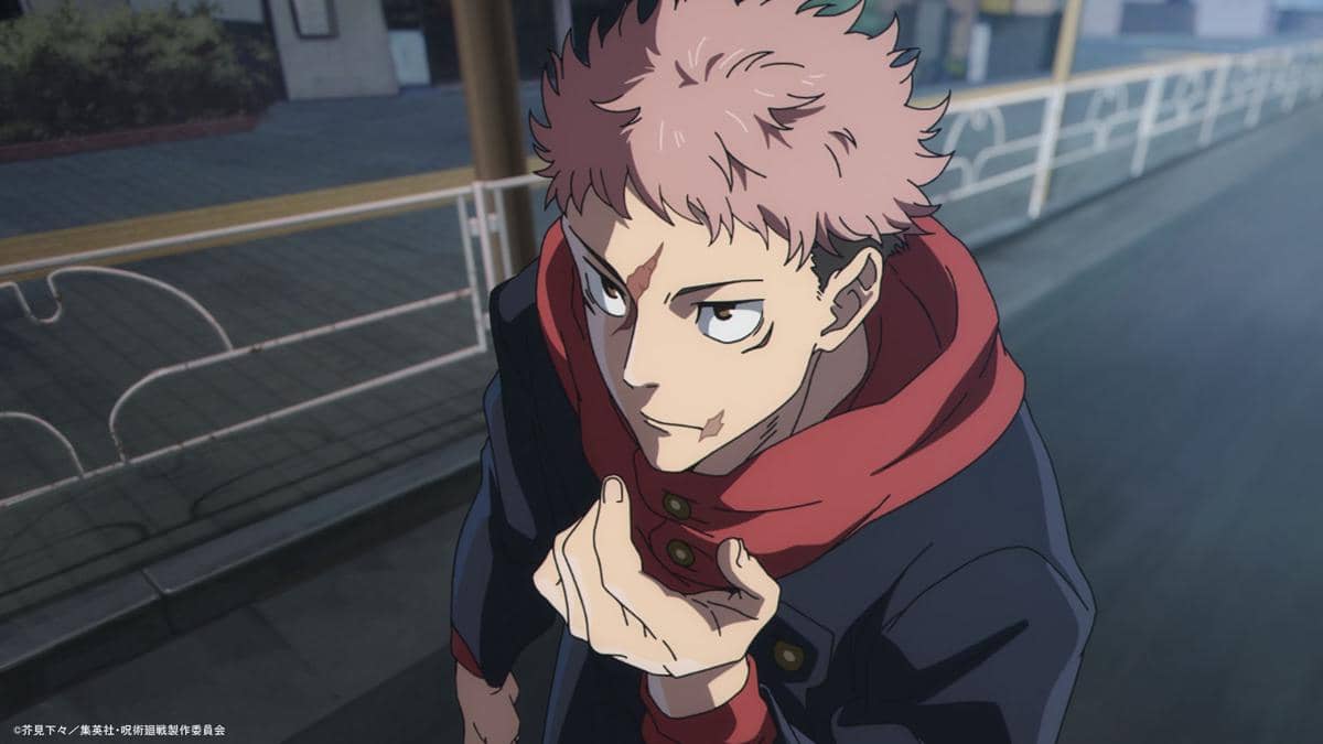 Yuji Itadori dari anime Jujutsu kaisen