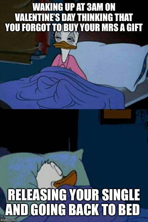 meme kartun tentang Valentine