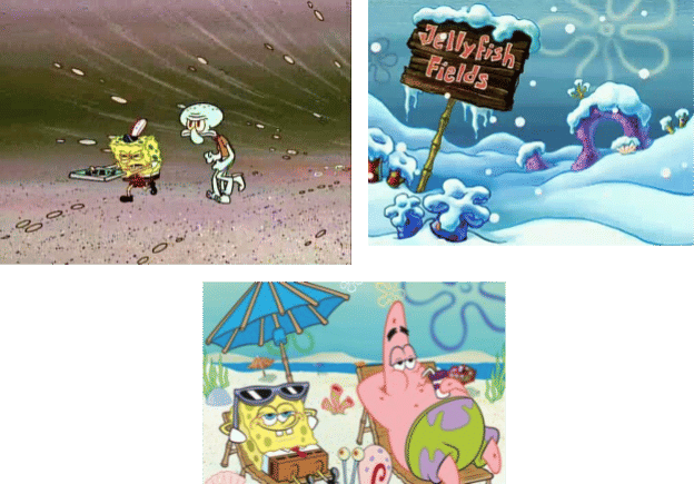 meme SpongeBob tentang cuaca