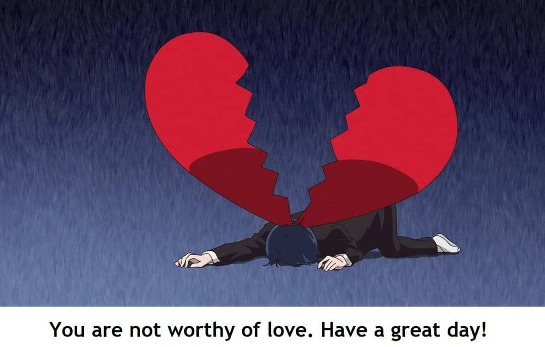 meme anime jomblo di hari Valentine