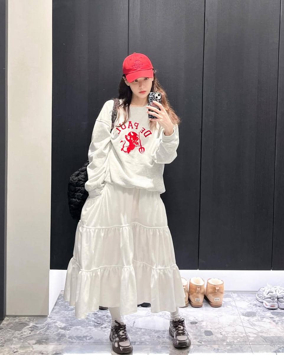 inspirasi gaya ala Oh Yeon Seo