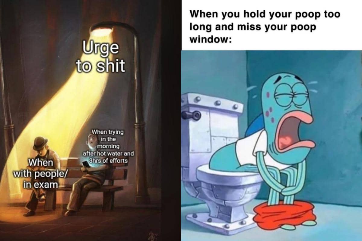 kolase meme kebelet BAB