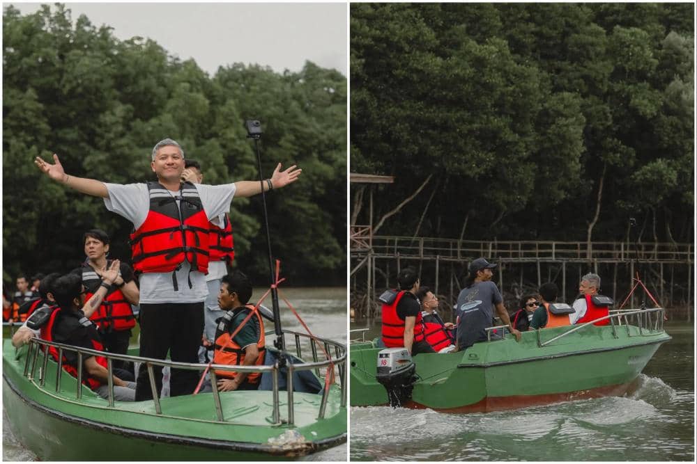 Gading Marten dan sahabat ke hutan mangrove di Balikpapan