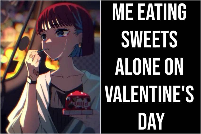 meme kartun tentang Valentine