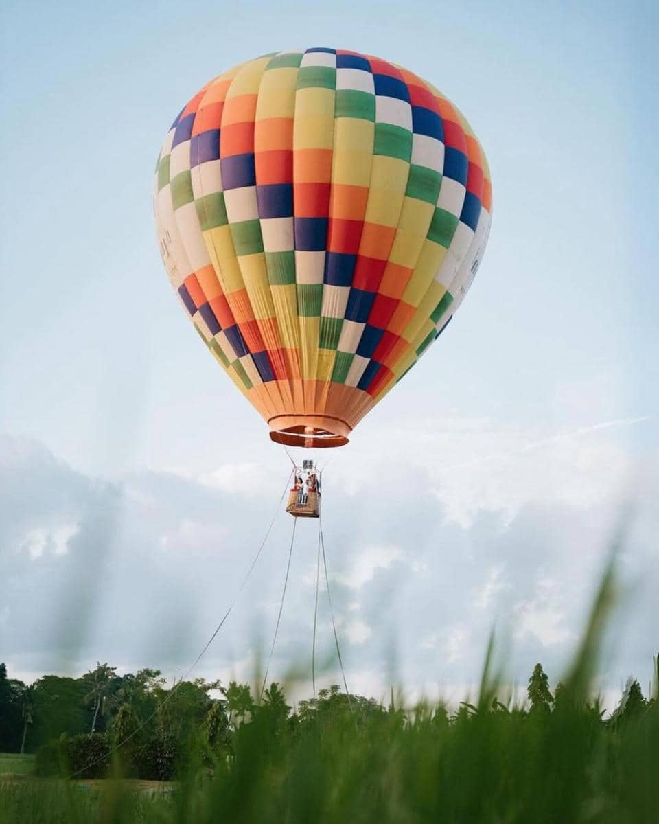 balon udara Tanah Gajah Ubud 