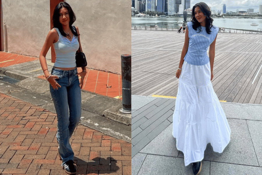 Mix and Match Outfit Pastel ala Shenina Cinnamon