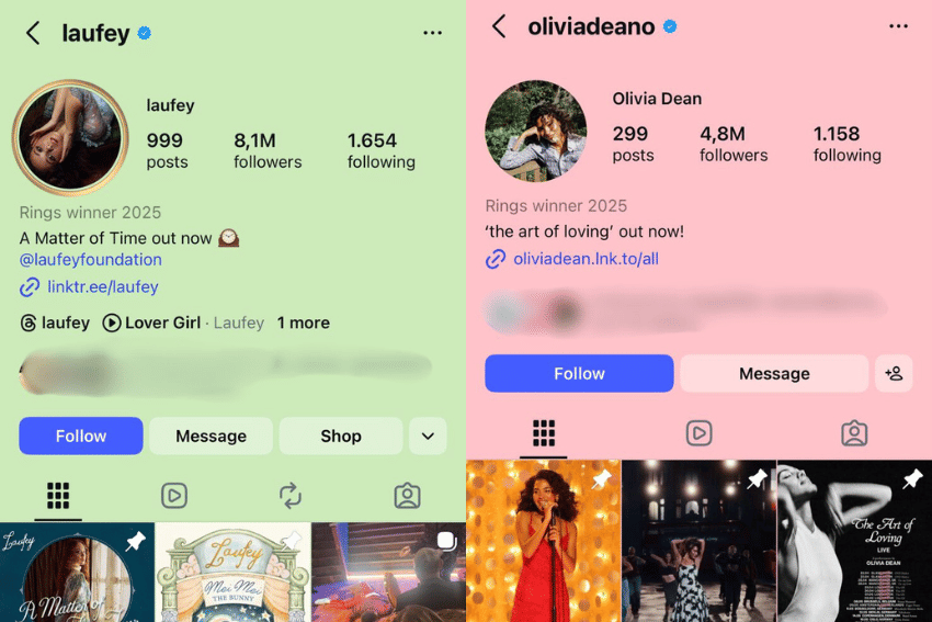 Laufey dan Olivia Dean