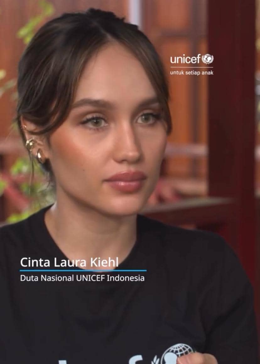Cinta Laura resmi jadi Duta Nasional UNICEF Indonesia 