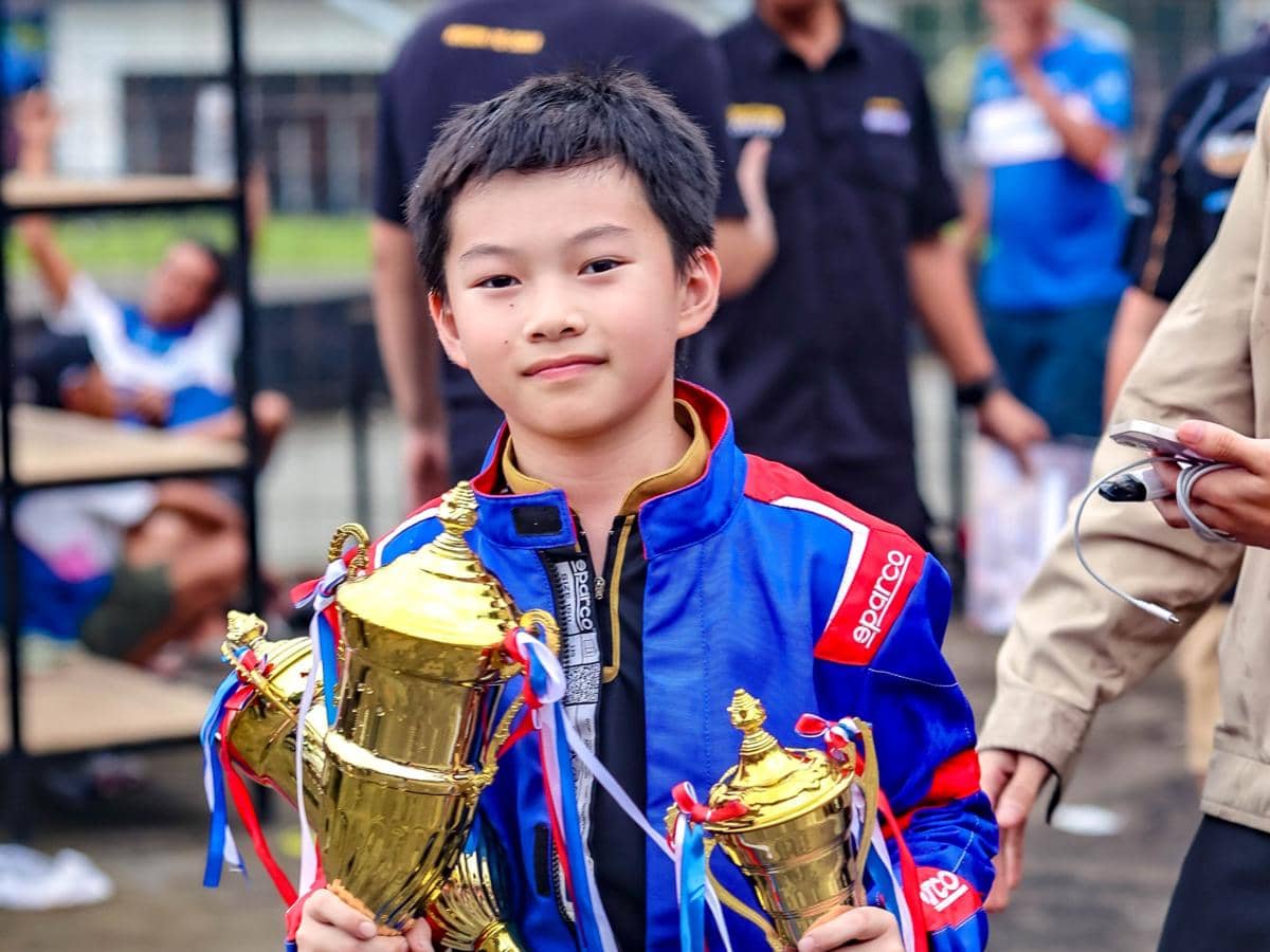 Pembalap gokart potensial Indonesia, Morgan Holindo Sonmoahi