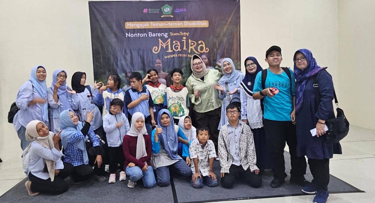 Nobar Film Teman Tegar Maira yang diselenggarakan oleh DNIKS bersama Srikandi Berdaya dan CITAS. (dok DNIKS) 