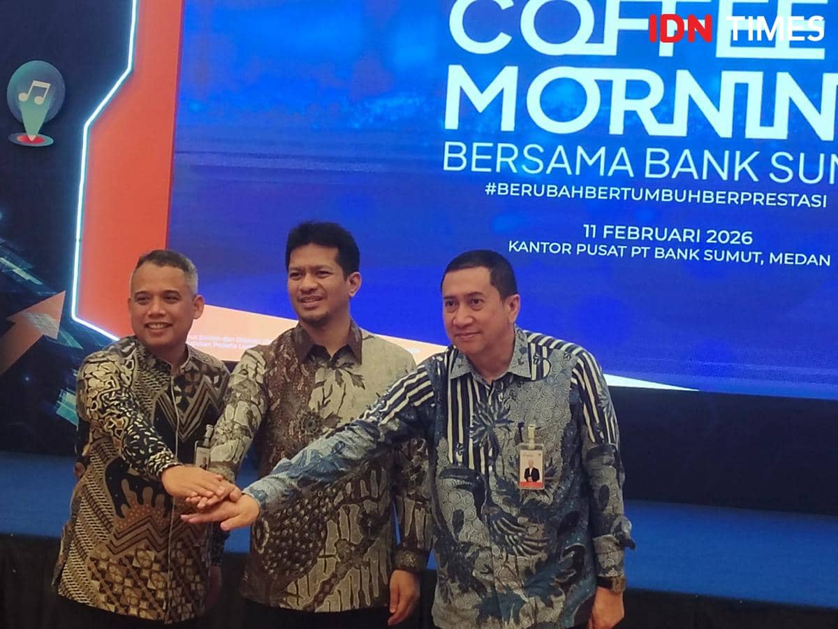 Direktur Utama PT Bank Sumut (Perseroda) Heru Mardiansyah (IDN Times/Indah Permata Sari)