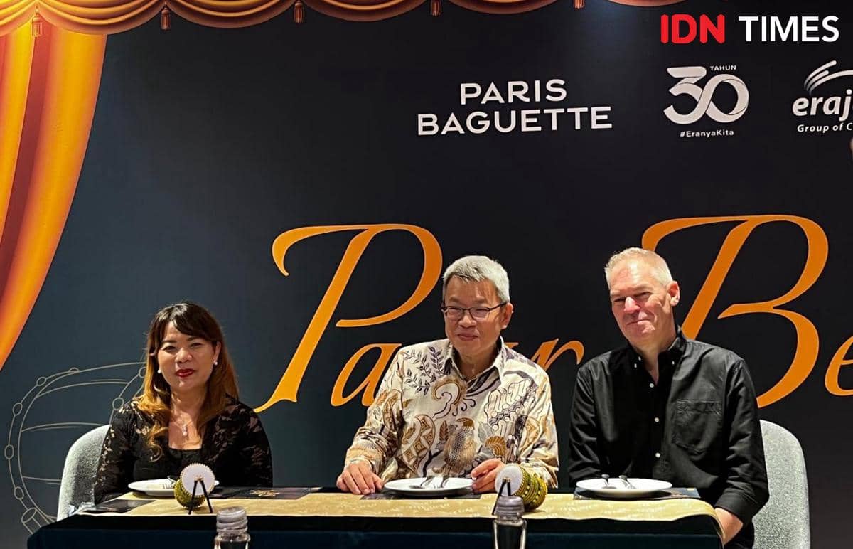 Potret Press Conference Pasar Bedug Paris Baguette, Senayan City, Jakarta Pusat 