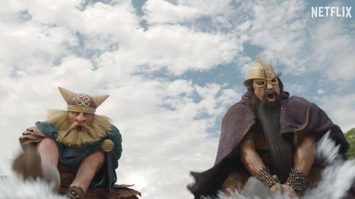  Dorry dan Brogy melepaskan serangan ke ikan mas raksasa - ONE PIECE: Season 2