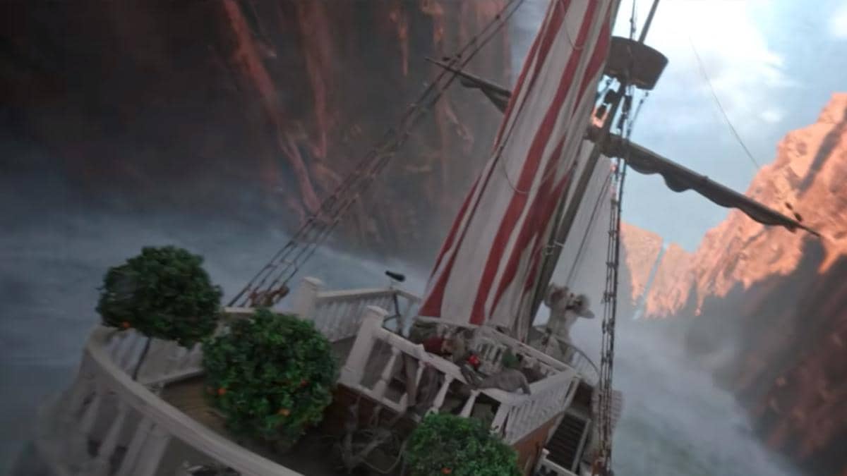 Going Merry melewati Reverse Mountain - ONE PIECE: Season 2