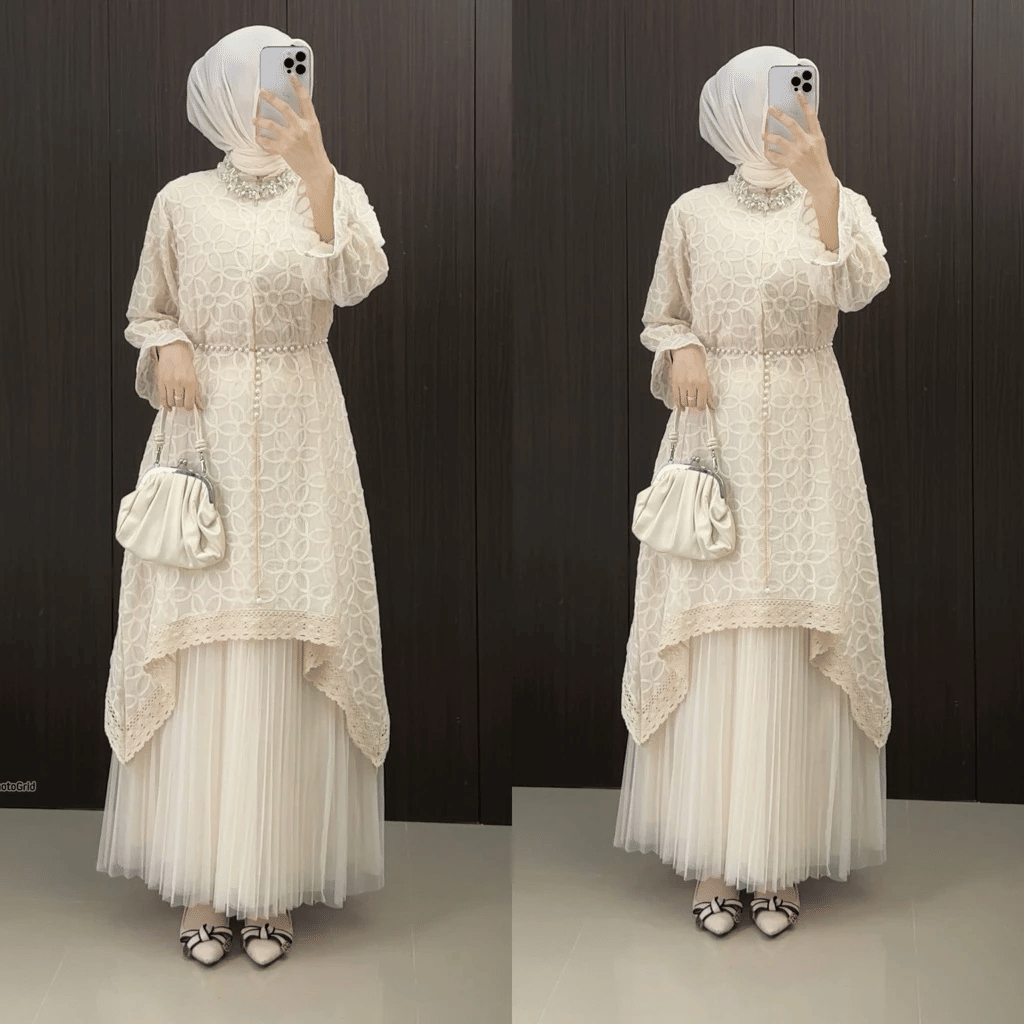 Ilustrasi Gamis Bini Orang. (Shopee.co.id/IOB STYLE)
