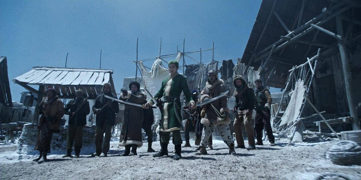 Roronoa Zoro dan Usopp di Drum Island. (Dok. Netflix/One Piece)