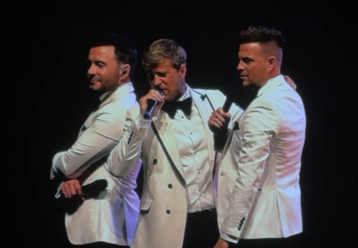 momen ikonik Westlife A Gala Evening in Jakarta pada Selasa (10/2/2026)