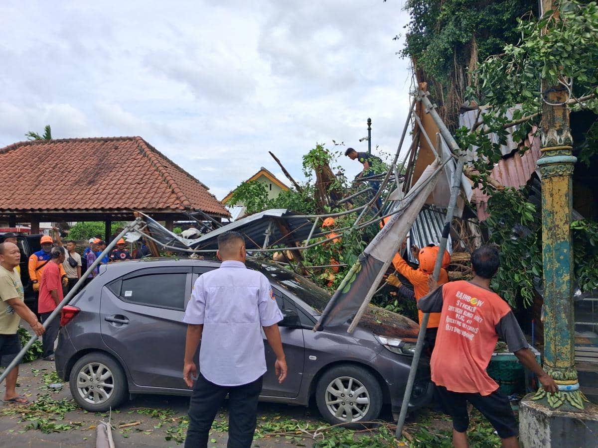 Beringin di Makam Raja Mataram Kotagede Roboh, Timpa Mobil dan Motor