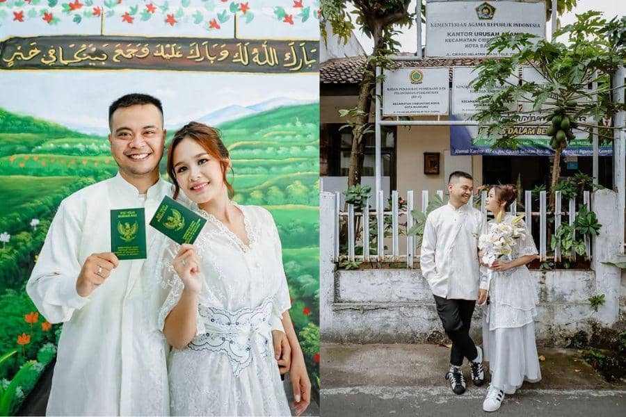 potret pernikahan Reza SMASH dan Santi Febrianti (Instagram.com/mrezanugrah)