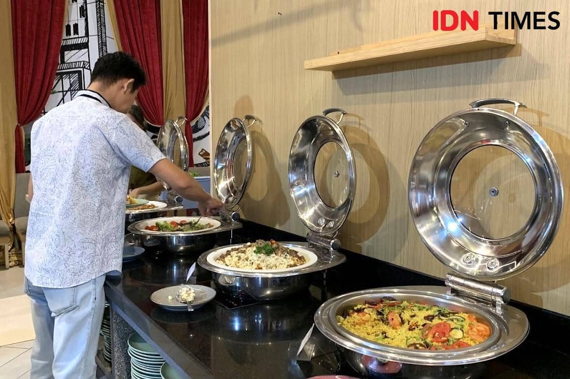 Potret Grand Al-Bazaar paket puasa All You Can Eat di Hotel HARRIS Gubeng Surabaya