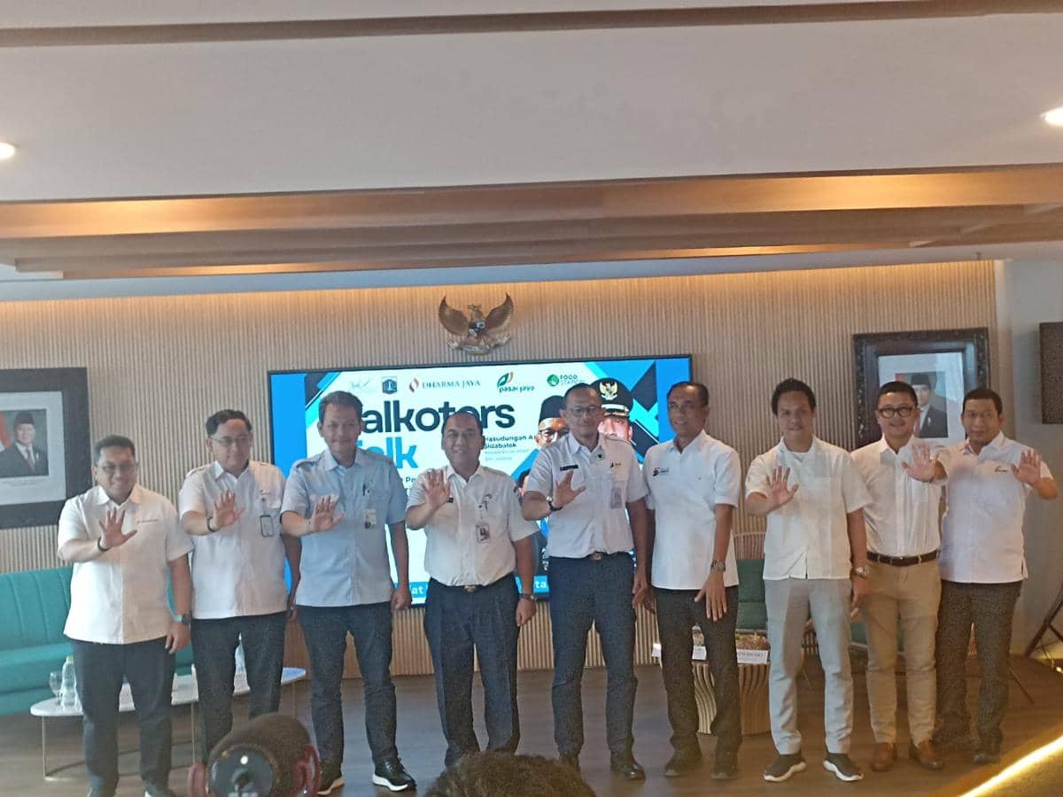 Sekretaris Daerah (Sekda) Provinsi DKI Jakarta, Uus Kuswanto dalam diskusi Balkoters Talk bertajuk “Persiapan BUMD Pangan Jelang Ramadan dan Hari Raya Idulfitri” di Graha Ali Sadikin, Balai Kota Jakarta, Rabu (11/2/2026).