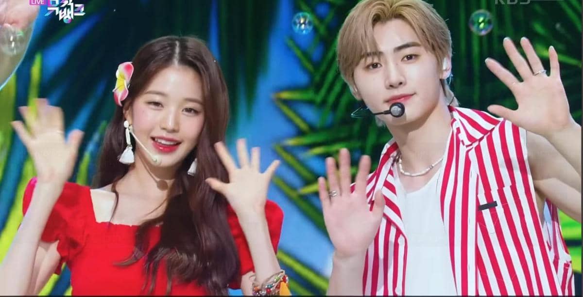 Pasangan MC Music Bank Sung Hoon (ENHYPEN) & Won Young (IVE) 