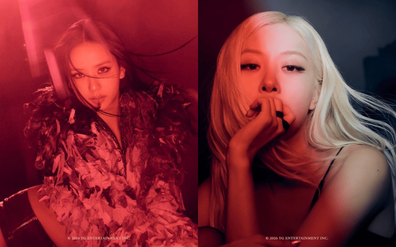 Lisa dan Jennie BLACKPINK di album DEADLINE
