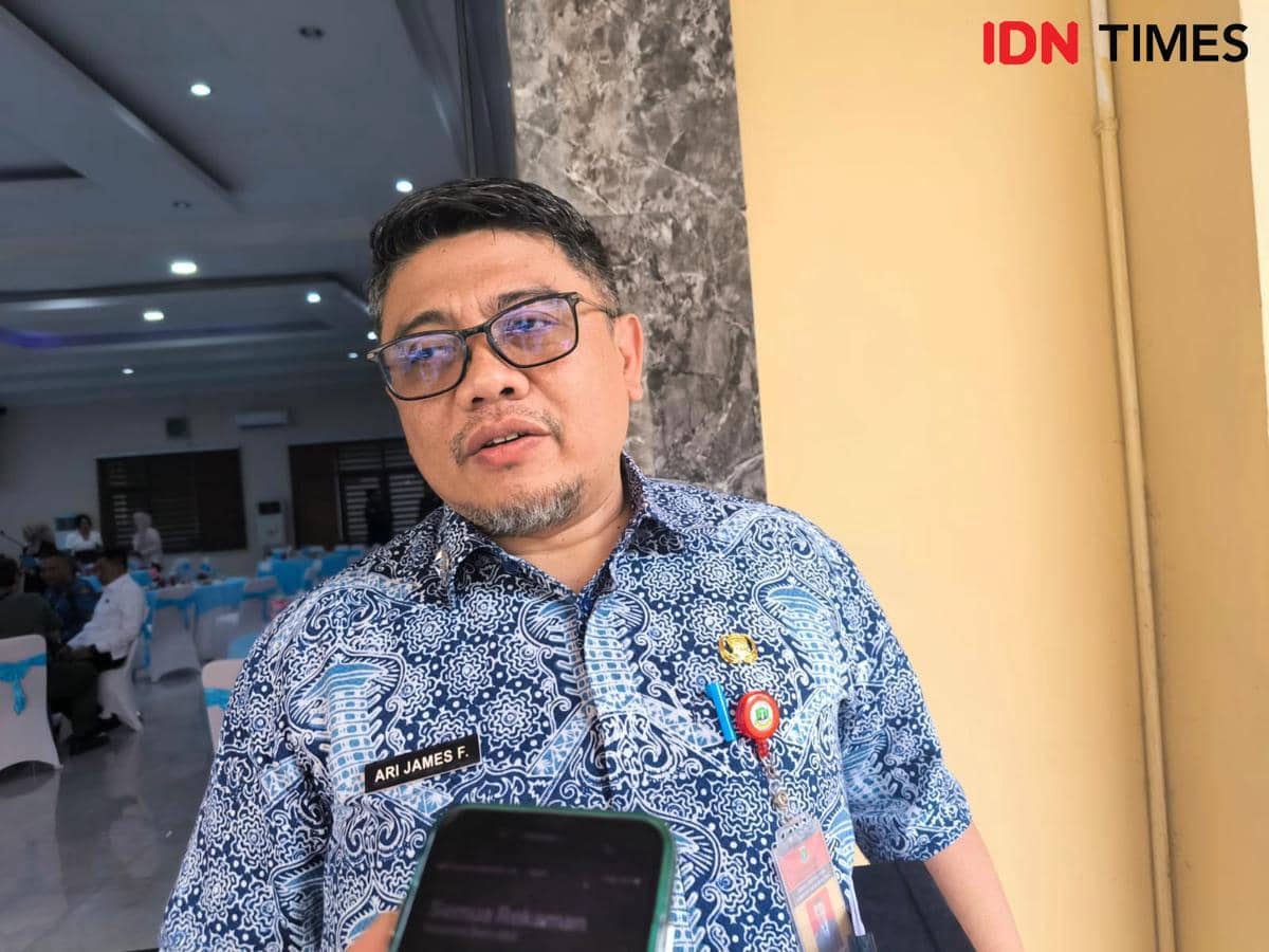 Kepala ESDM Banten Ari James saat rakor di Polda Banten
