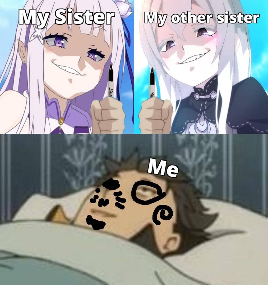 meme anime tentang adik cewek