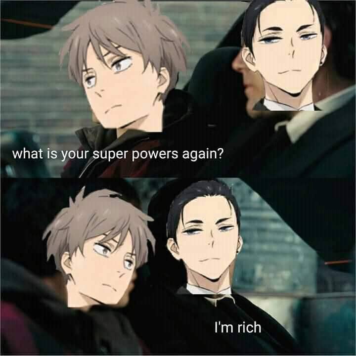 meme anime tentang jutawan