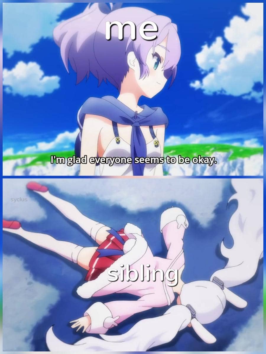 meme anime tentang adik cewek