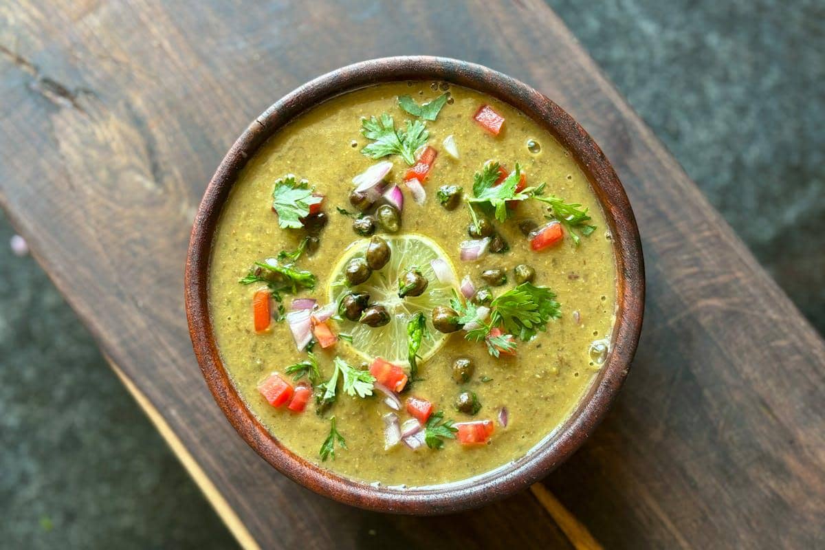 ilustrasi bobor bayam labu kuning 