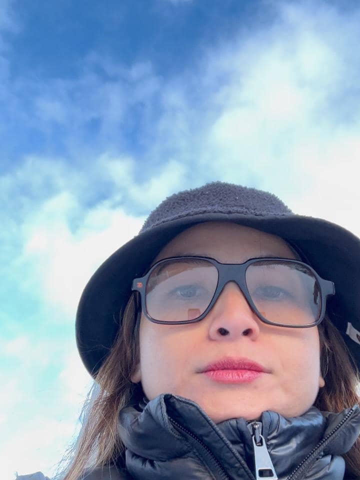 Acha Septriasa jalan-jalan di Kota Tromsø.