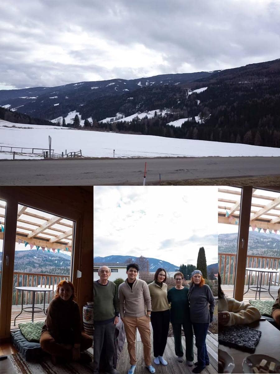 Luna Maya jalan-jalan di Austria