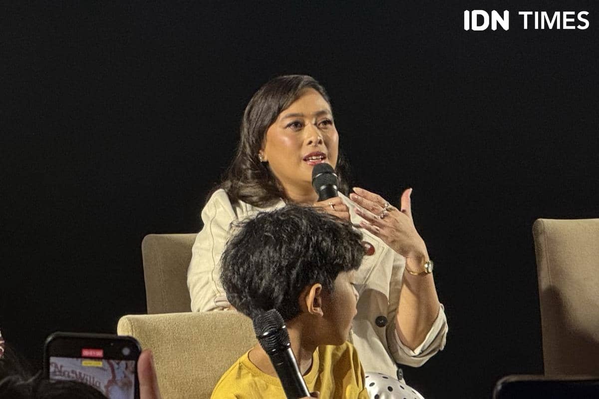 momen konferensi pers Na Willa pada Kamis (12/2/2026)