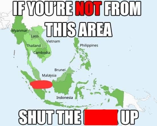 meme kekompakan netizen Asia Tenggara