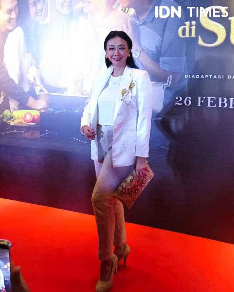 Potret red carpet film Titip Bunda di Surga-Mu yang digelar di Jakarta, Kamis (12/2/2026)