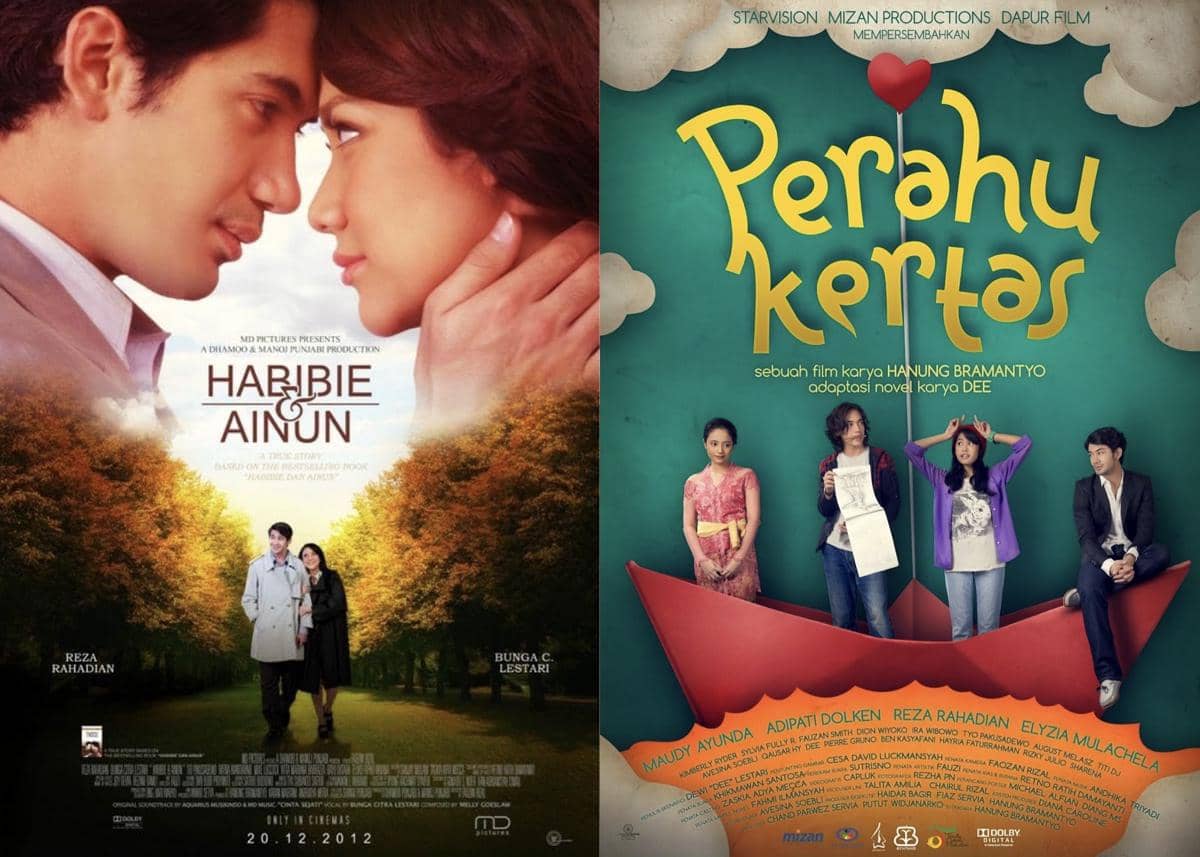 poster Habibie & Ainun dan Perahu Kertas