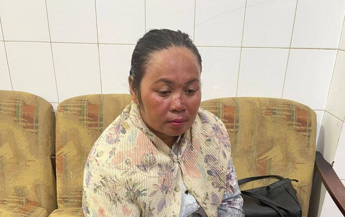 Suriani (41) terduga pelaku perampokan dan pembakaran toko emas di Jl Somba Opu Makassar, Sulsel, Kamis (12/2/2026) (Dok. IDN Times).