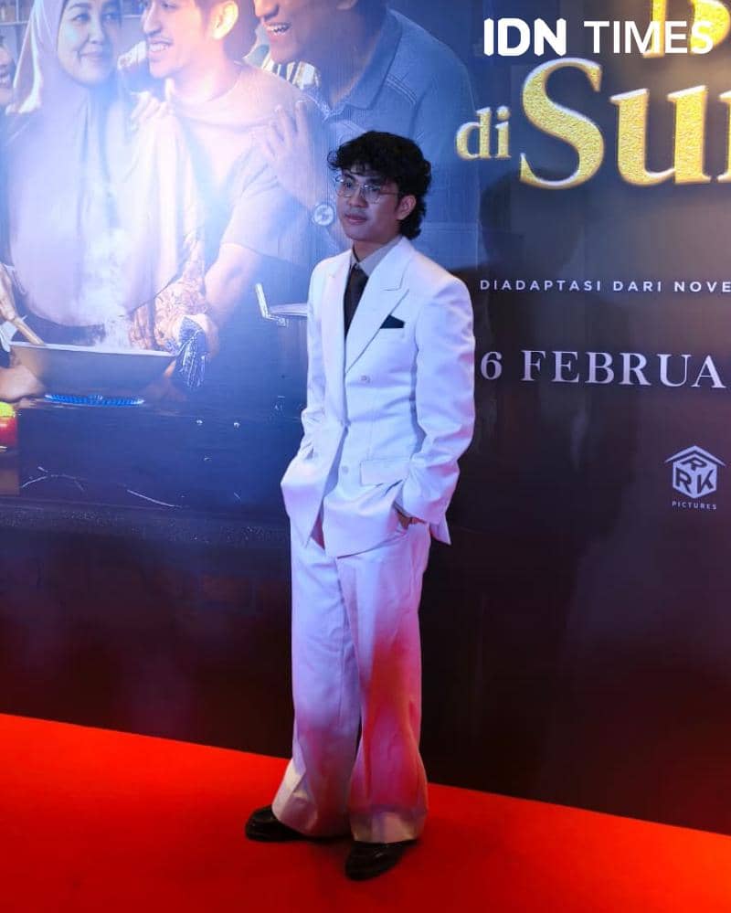 Potret red carpet film Titip Bunda di Surga-Mu yang digelar di Jakarta, Kamis (12/2/2026)