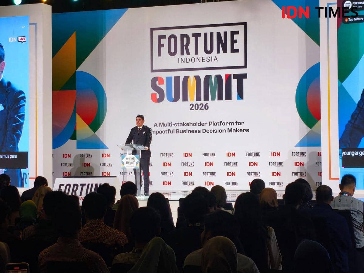 CEO dan Founder IDN, Winston Utomo saat membuka Fortune Indonesia Summit 2026