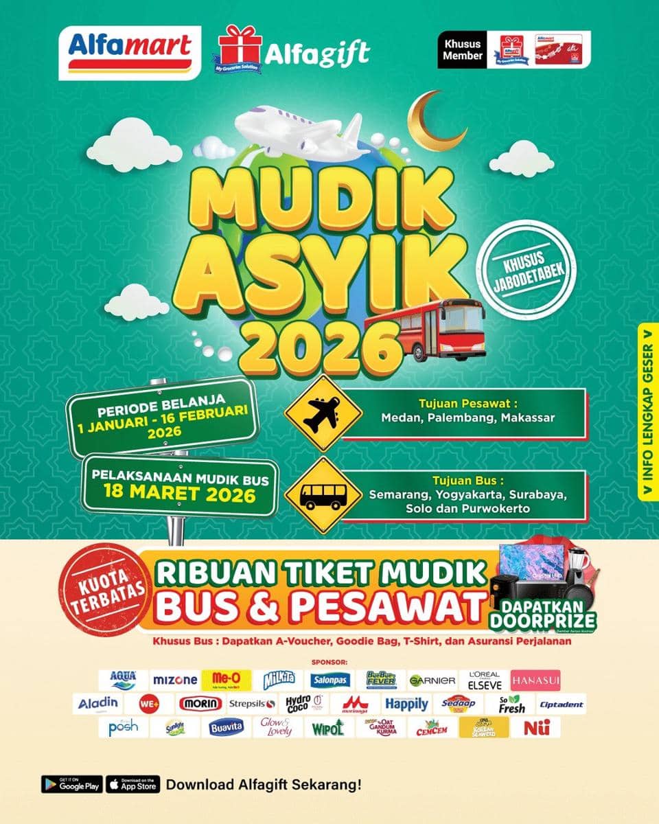 mudik gratis alfamart