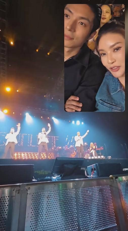 Sarwendah dan Giorgio Nonton Konser Westlife (instagram.com/sarwendah29)