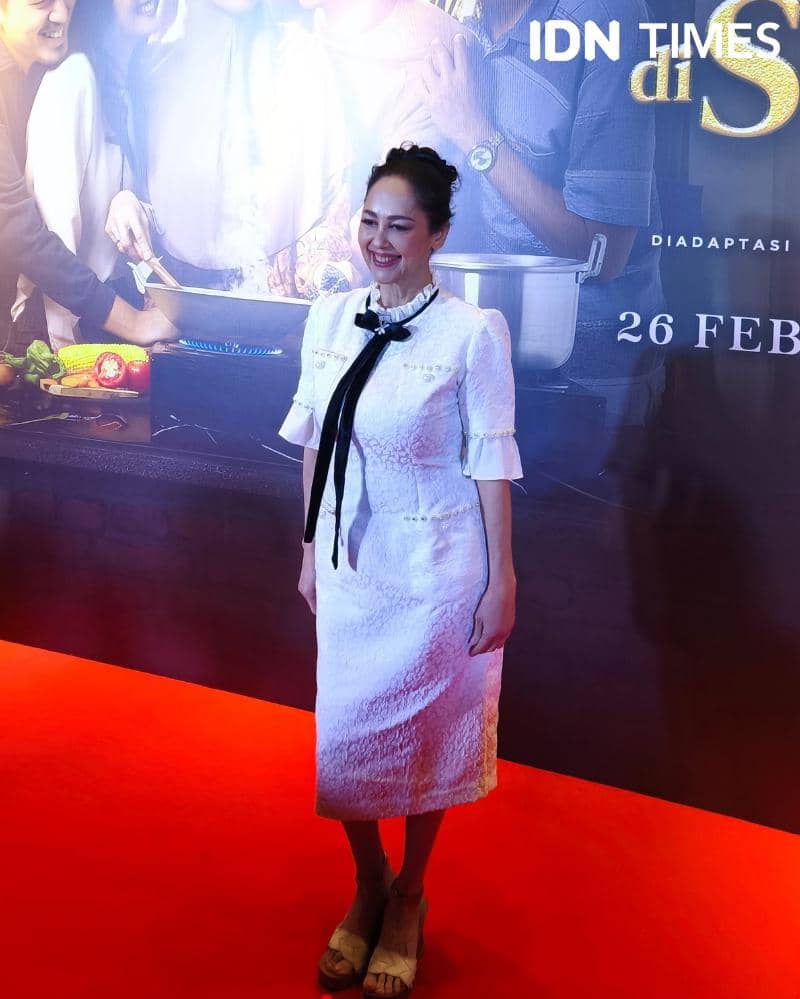 Potret red carpet film Titip Bunda di Surga-Mu yang digelar di Jakarta, Kamis (12/2/2026)