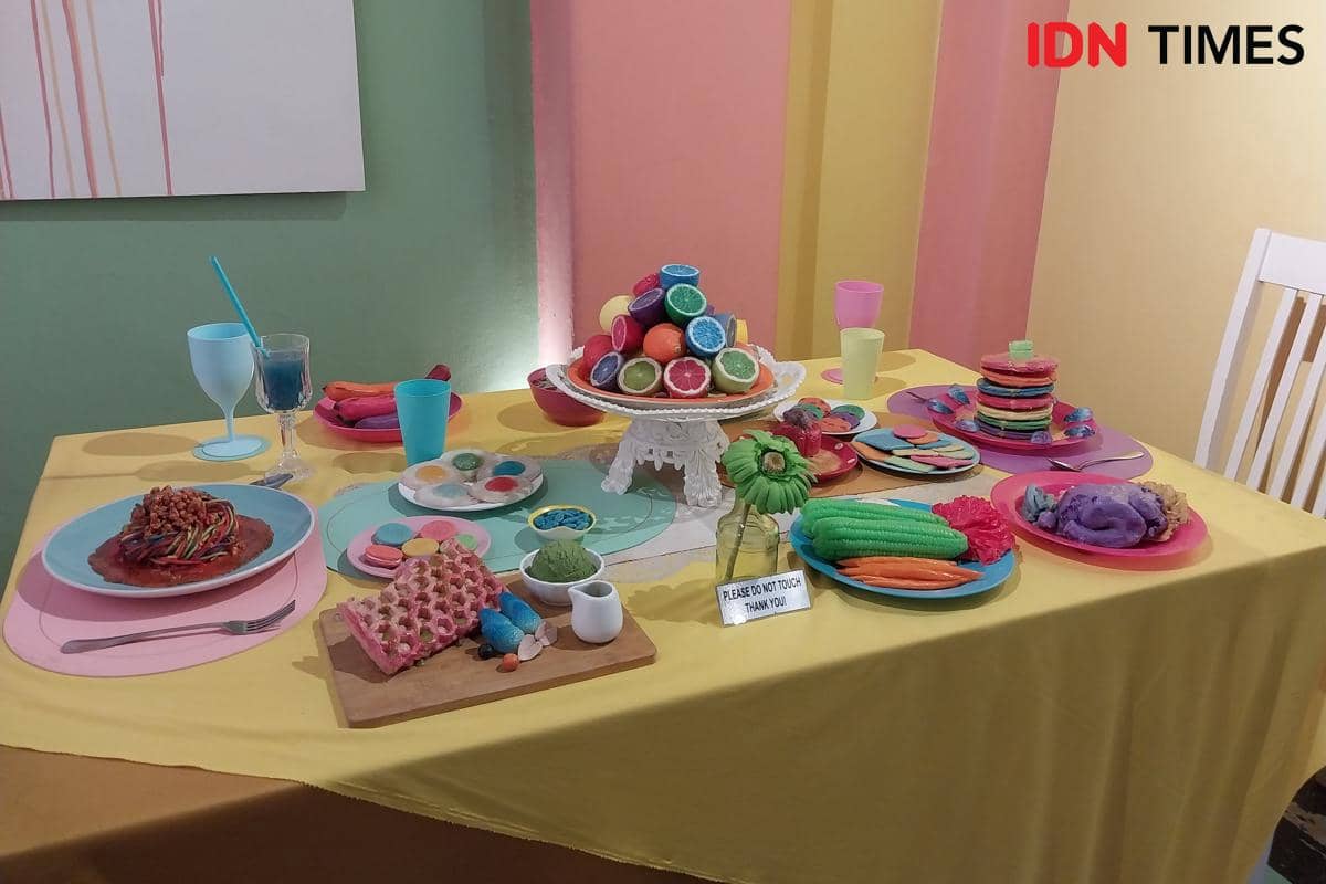 Potret replika makanan di Wonderfood Museum Penang 