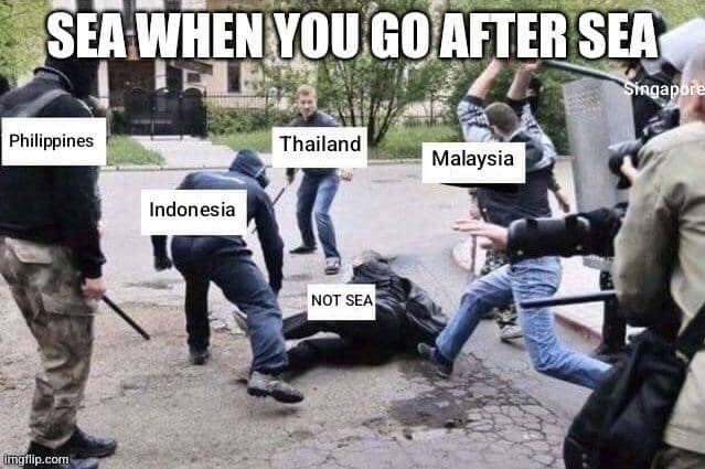 meme kekompakan netizen Asia Tenggara