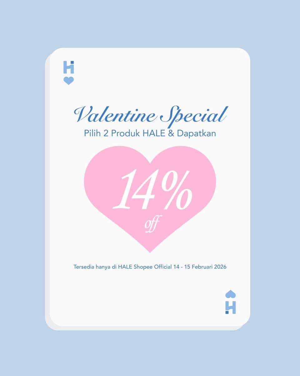 Diskon Skincare dan Makeup Spesial Valentine