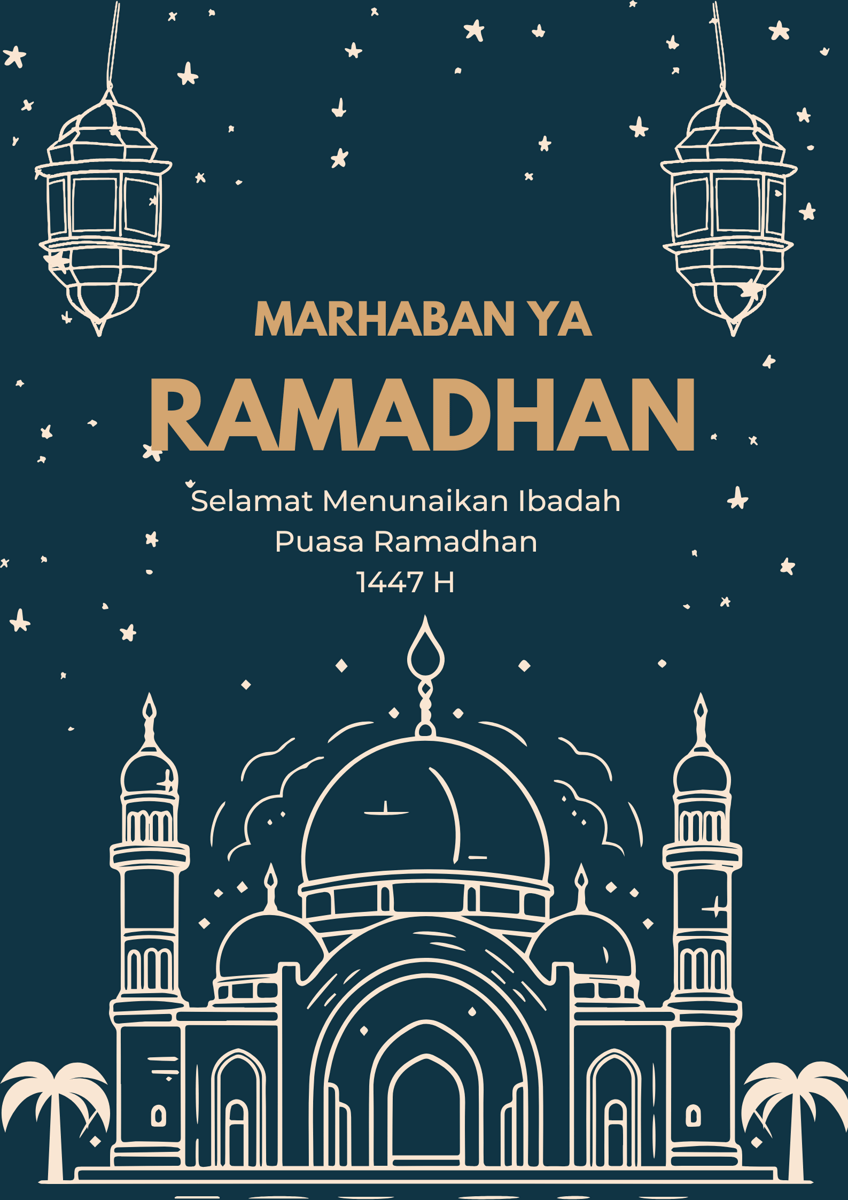 30 Poster Marhaban ya Ramadan 2026 untuk diunggah ke Media Sosial