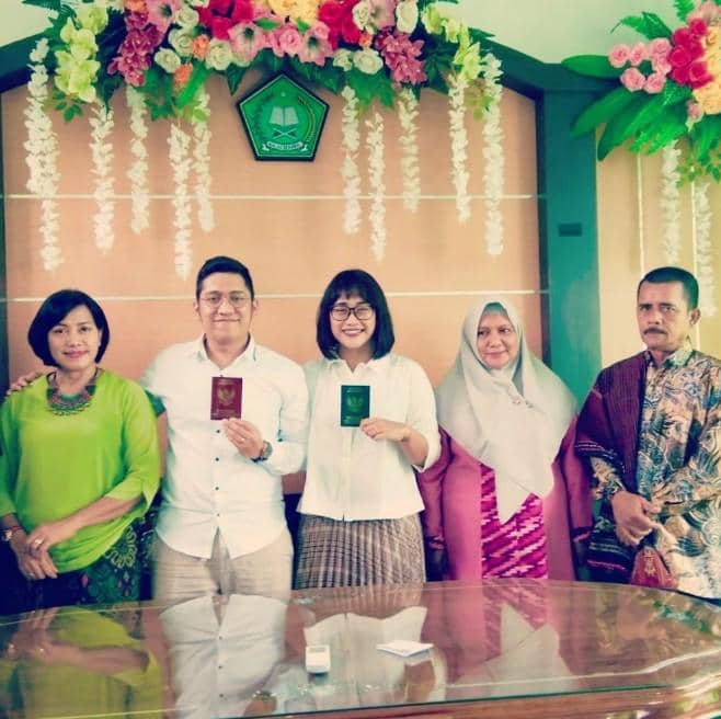 Artis Menikah di KUA (instagram.com/benzbara_)